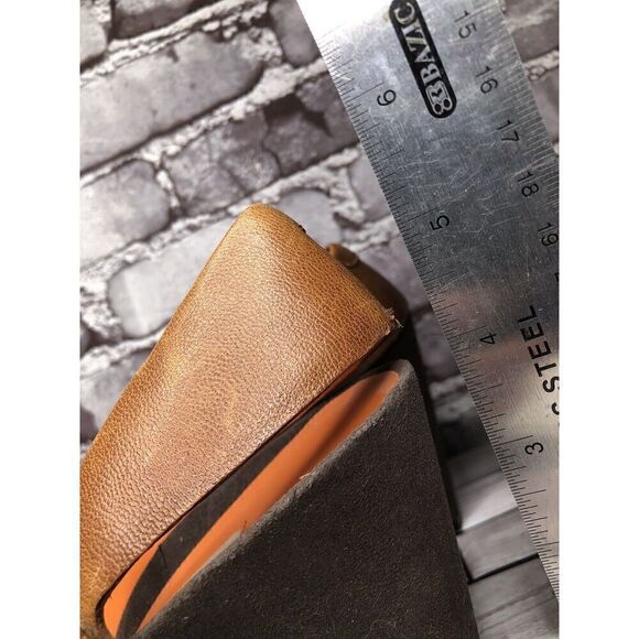 TSUBO AF4-02 Brown Leather Suede MaryJane Strap High Heels Women’s Sz 8M US/38EU - Picture 11 of 16